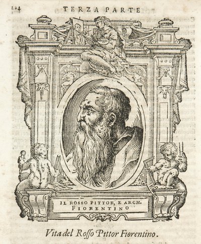 Milano, Biblioteca Braidense, Vite de piv excellent, Giorgio Vasari 1568, Roffo Fiorentino tekijältä Giorgio Vasari