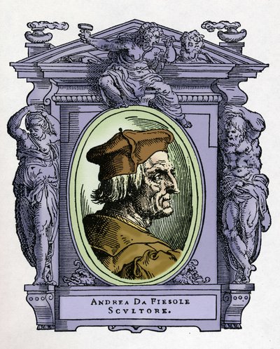 ANDREA DA FIESOLEN muotokuva (Andrea Ferrucci tekijältä Giorgio Vasari
