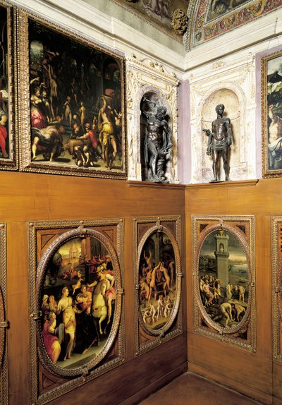Studiolo (pieni tutkimus) Francesco I:stä, kirjoittanut Giorgio Vasari (1511-1574), Palazzo Vecchio, Firenze, Italia tekijältä Giorgio Vasari