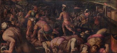 Taistelu Radagaisusta vastaan Faesulaessa vuosina 406, 1563-1565 tekijältä Giorgio Vasari