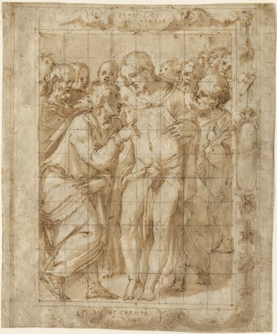 Saint Thomasin uskomattomuus, n. 1556-57 tekijältä Giorgio Vasari