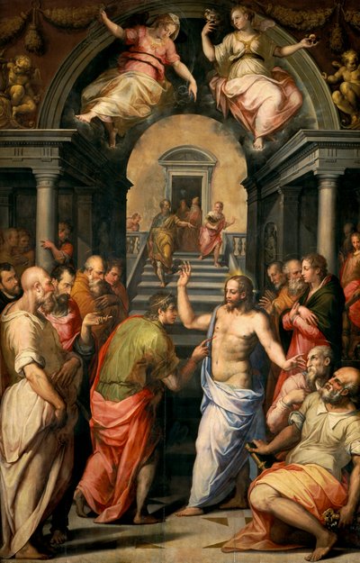 St. Thomasin uskomattomuus, 1572 tekijältä Giorgio Vasari