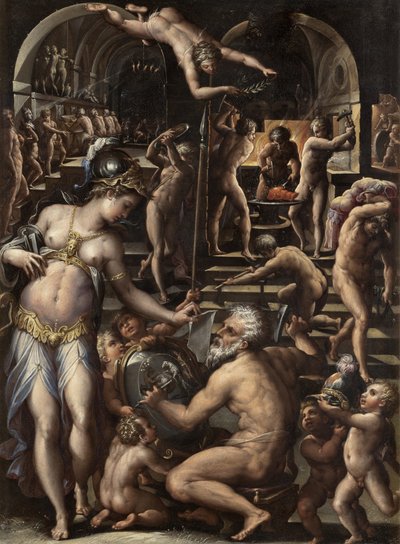 Tulivuoren uuni, 1563-1565 tekijältä Giorgio Vasari