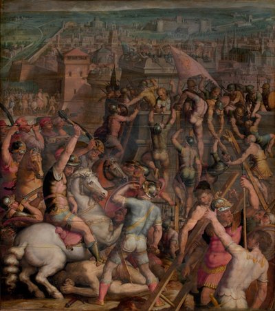 Milanon valloitus 1555-1562 tekijältä Giorgio Vasari