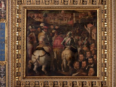 Sienaa vastaan käytyjen sotien riemuvoitto tekijältä Giorgio Vasari