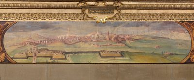 Näkymä Sienasta, 1557-1558 tekijältä Giorgio Vasari