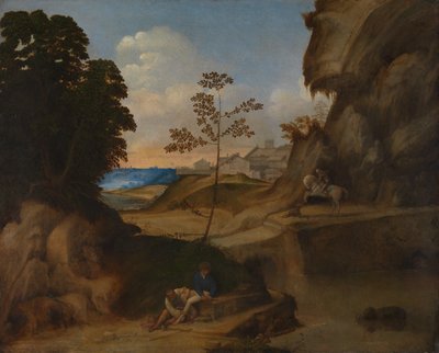 Italian: Il Tramonto (Auringonlasku) tekijältä Giorgione