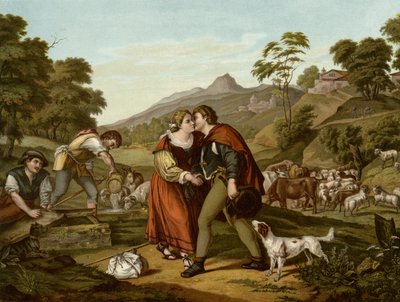 Jaakob ja Raakel tekijältä Giorgione da Castelfranco