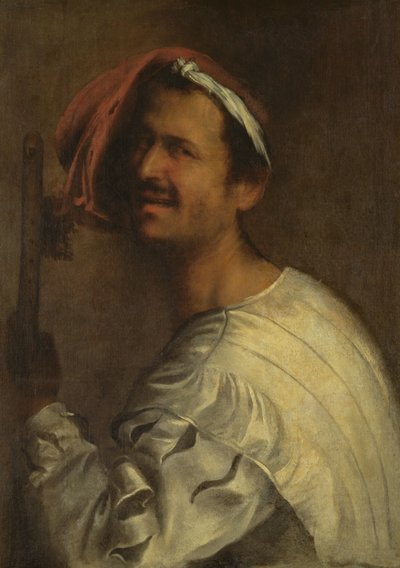 Laulaja huilunsa kanssa tekijältä Giorgione da Castelfranco