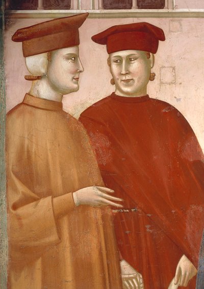 Italia, Umbrian alue, Assisi, Pyhän Franciscus Assisilaisen basilika tekijältä Giotto (c.1266 1337)