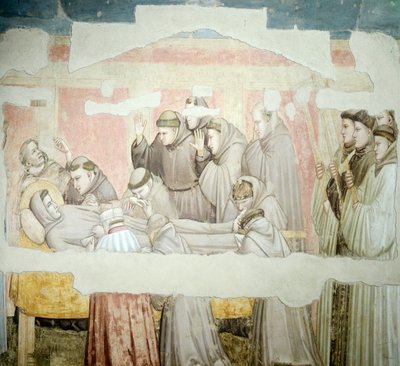 Pyhän Franciscuksen suru tekijältä Giotto (c.1266 1337)