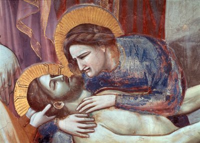 Kristuksen valitus, yksityiskohta neitsyestä (Fresko tekijältä Giotto (c.1266 1337)
