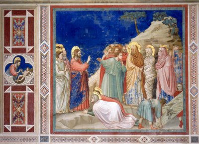 Lasaruksen ylösnousemus tekijältä Giotto (c.1266 1337)