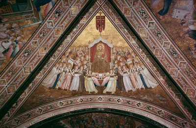 Pyhän Franciscus Assisilaisen voitto (Fresko tekijältä Giotto (c.1266 1337)