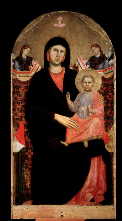Neitsyt ja lapsi (maalaus tekijältä Giotto (c.1266 1337)