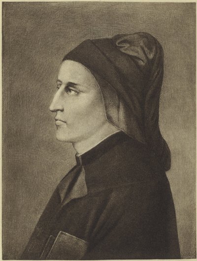Dante Alighieri (syväpaino) tekijältä Giotto di Bondone