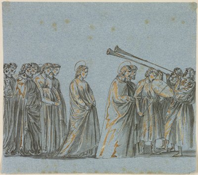 Marian ja Joosefin hääkulkue tekijältä Giotto di Bondone