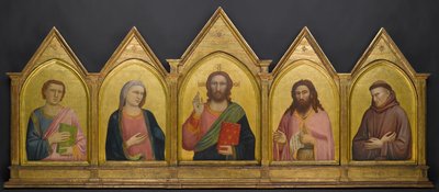 Peruzzin alttaritaulu, n. 1310-1315 (tempera ja kultalehti paneelissa) tekijältä Giotto di Bondone