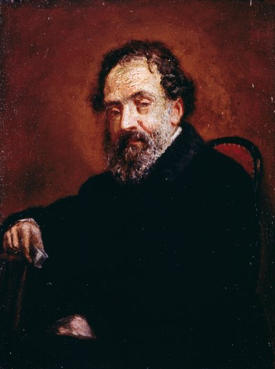 Taidemaalari Enrico Carlo Augusto Scurin muotokuva (Bergamo tekijältä Giovanni Carnovali
