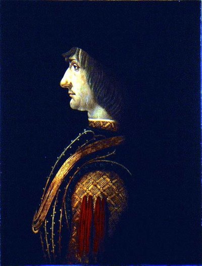 Miehen muotokuva (öljy paneelille) tekijältä Giovanni Ambrogio de Predis