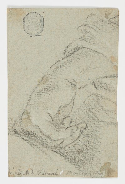 Piirustus, Tutkimus: n. 1650. tekijältä Giovanni Andrea Sirani