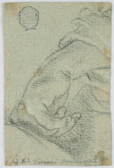 Piirustus, Tutkimus: n. 1650. tekijältä Giovanni Andrea Sirani