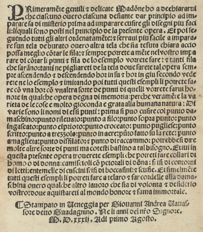 Näytteen kirjoittanut Lauori ..., sivu 14 verso, 1.8.1532 tekijältä Giovanni Andrea Vavassore