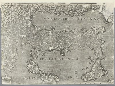 Italian kartta tekijältä Giovanni Andrea Vavassore