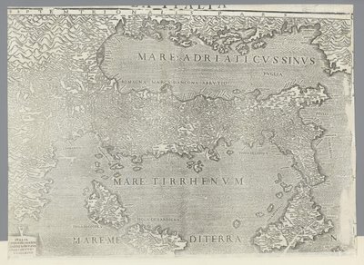Italian kartta tekijältä Giovanni Andrea Vavassore