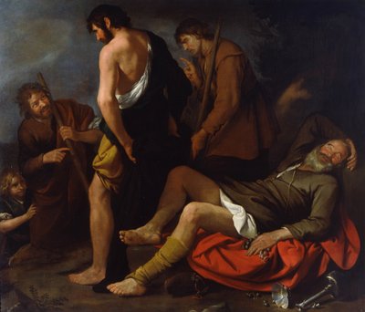 Nooan juoppo, 1630-1640 tekijältä Giovanni Andrea de Ferrari