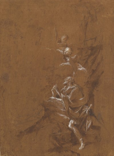 Pyhän Vilhelmin Akvitanialaisen visio, 1650-luvun loppu. tekijältä Giovanni Angelo Canini