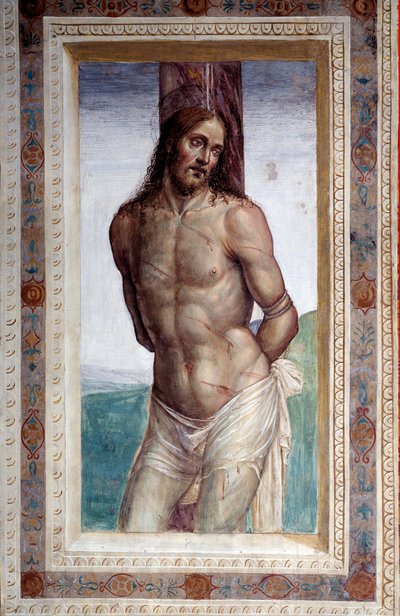 Kristus pylväs (Fresko tekijältä Giovanni Antonio Bazzi Sodoma
