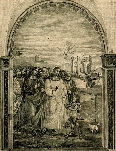 Leipien ja kalan monistaminen, Sodoman fresko (1477-1549), Sant