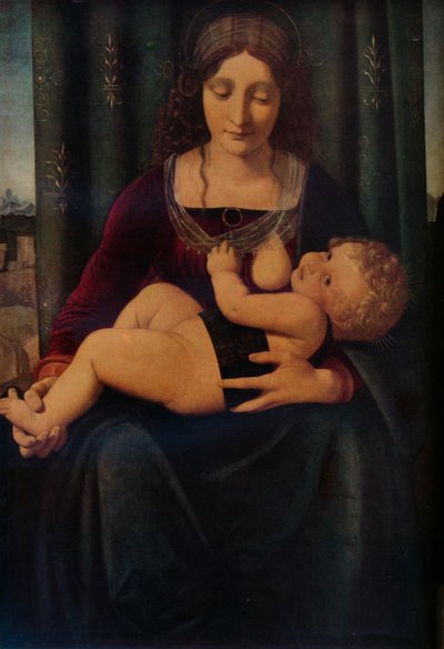 Neitsyt ja lapsi, c1493-9 tekijältä Giovanni Antonio Boltraffio