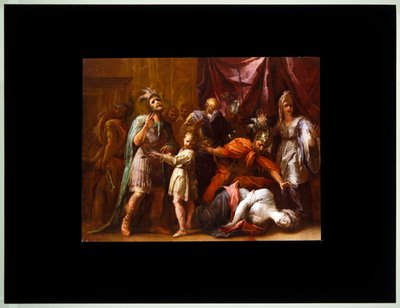Lucretian kuolema (kangas) tekijältä Giovanni Antonio Burrini or Burino