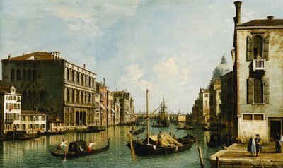 Grand Canal, Venetsia, katsot itään Campo S. Violta, tekijältä Giovanni Antonio Canal