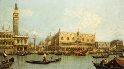 Molo, Venetsia, Bacino di S. Marcosta, tekijältä Giovanni Antonio Canal