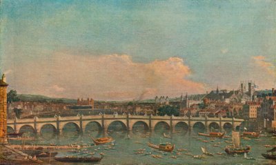Westminster Bridge, c1746 tekijältä Giovanni Antonio Canal