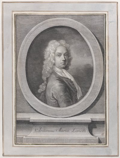 Anton Maria Zanetti vanhemman muotokuva, n. 1725. tekijältä Giovanni Antonio Faldoni