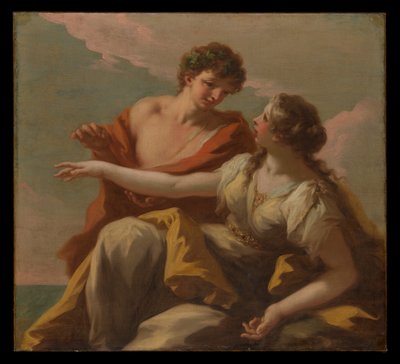 Bacchus ja Ariadne tekijältä Giovanni Antonio Pellegrini