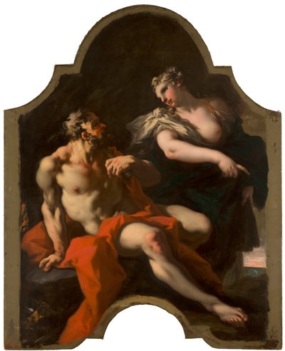 Mytologinen tai allegorinen esitys tekijältä Giovanni Antonio Pellegrini
