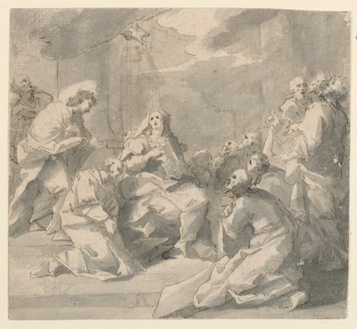 Helluntai tekijältä Giovanni Antonio Pellegrini