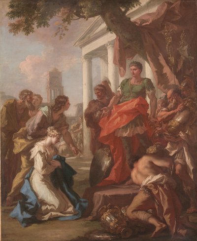 Scipion kontinenssi, noin 1710 tekijältä Giovanni Antonio Pellegrini
