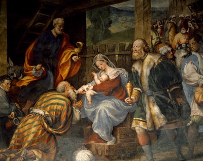 Maagien palvonta tekijältä Giovanni Antonio Pordenone