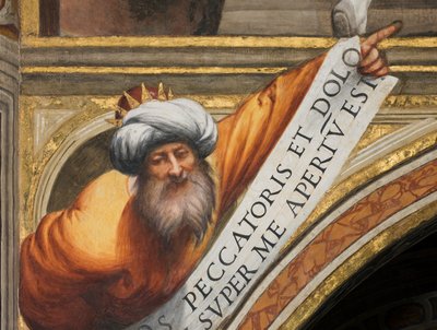 Keskilaivo, Plume Third Span South, IL Pordenone 1520, rintakuva profeetalla tekijältä Giovanni Antonio Pordenone