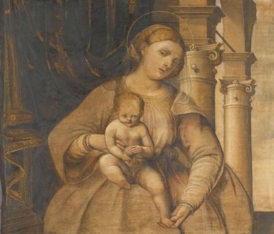 Neitsyt ja lapsi tekijältä Giovanni Antonio Pordenone