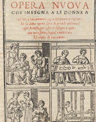 Esimerkki recammista, 1530. tekijältä Giovanni Antonio Tagliente