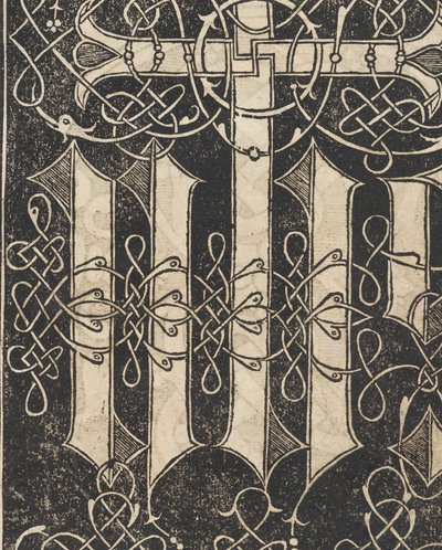 Esimerkki recammista, sivu 17 recto, 1530. tekijältä Giovanni Antonio Tagliente