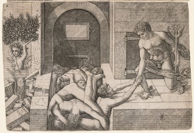 Allegoria ihmiskunnan pelastuksesta: Virtus Deserta tekijältä Giovanni Antonio da Brescia