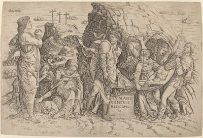 Hautaus tekijältä Giovanni Antonio da Brescia, after Andrea Mantegna